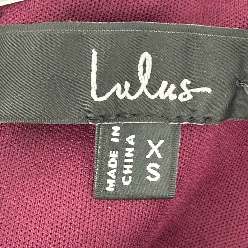 Lulus Unforgettable Poise Tulle‎ Bustier Tiered Maxi Dress, Plum Purple, XS, NWT - Picture 12 of 15